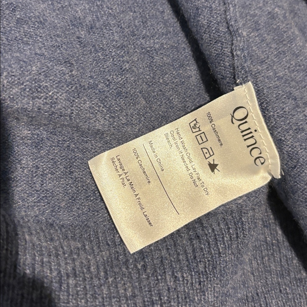Quince Soft Blue Knit Sweater - Picture 2 of 3